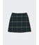 ウールブレンドミニスカート（チェック）