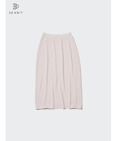 3Dカシミヤリブスカート セットアップ可能