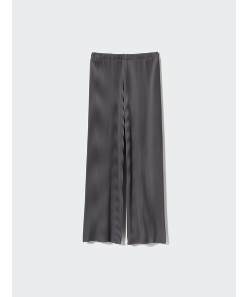 プリーツストレートパンツ(丈標準62.5~64.5cm)