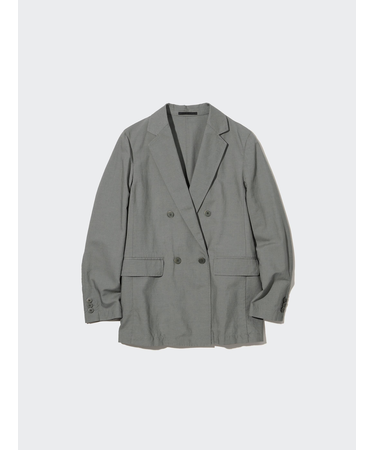 リネンブレンドジャケット