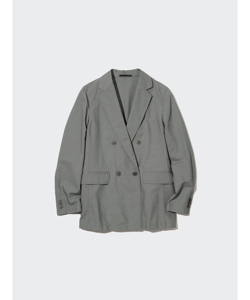 リネンブレンドジャケット