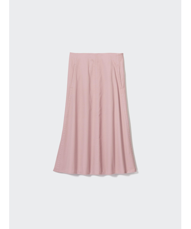 コットンフレアミディスカート(丈標準75~79cm)