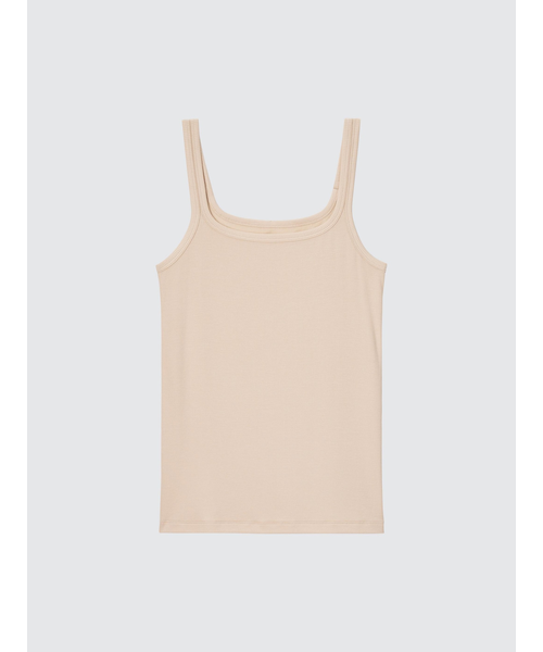 エアリズムリブタンクトップ（シルクブレンド）｜ユニクロの通販