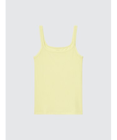 エアリズムリブタンクトップ（シルクブレンド）