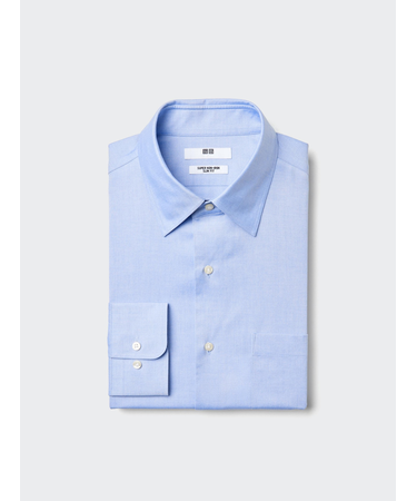 スーパーノンアイロンスリムシャツ/レギュラー襟