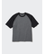 オーバーサイズラグランTシャツ（5分袖）