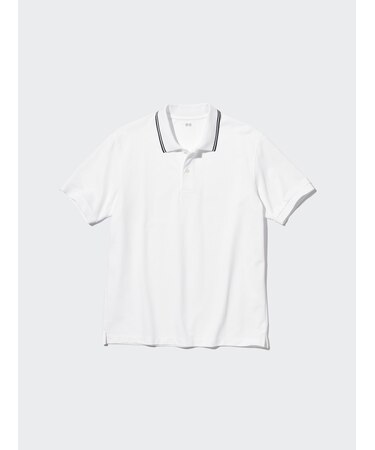 ドライカノコ襟ラインポロシャツ（半袖）