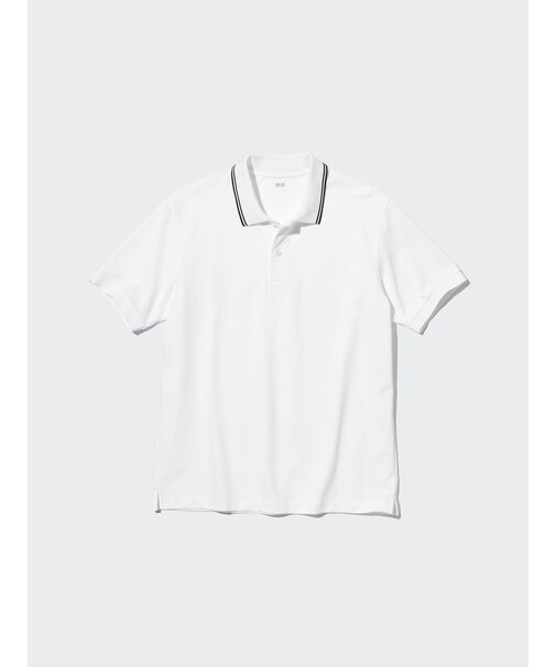 ドライカノコ襟ラインポロシャツ（半袖）