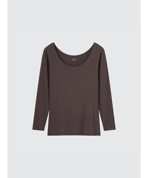 ヒートテックＵネックＴ/8分袖