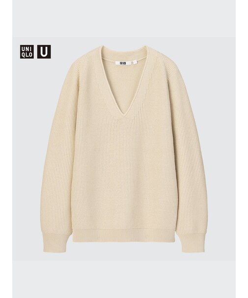Vネックセーター（長袖）