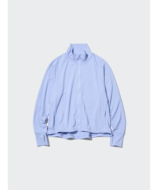 エアリズムUVカットメッシュフルジップジャケット(長袖)