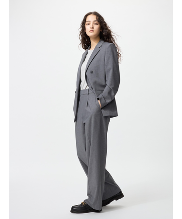 タックワイドパンツ