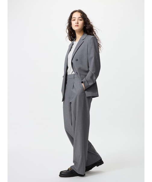 タックワイドパンツ