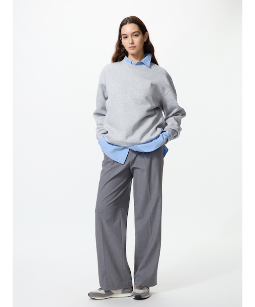 タックワイドパンツ/丈長め