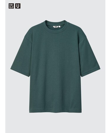 エアリズムコットンオーバーサイズTシャツ/5分袖｜ユニクロの通販  