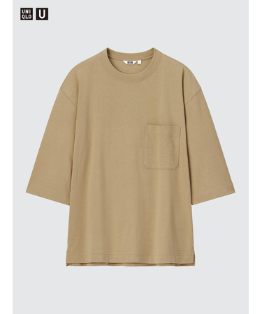 クルーネックTシャツ(7分袖)