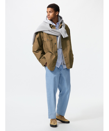 ストレッチイージーアンクルパンツ/デニム