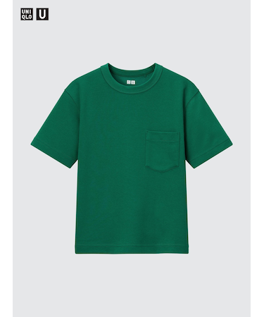エアリズムコットンクルーネックTシャツ