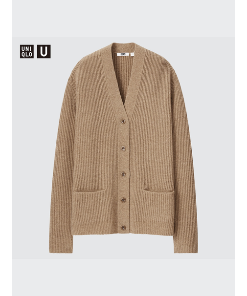 プレミアムラムリブカーディガン（長袖）