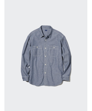 ヒッコリーワークシャツ(長袖)