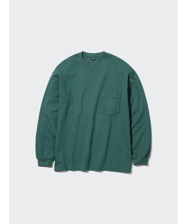 ウォッシュコットンクルーネックTシャツ