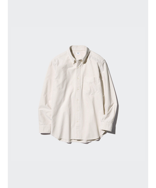 オックスフォードシャツ/ストライプ｜ユニクロの通販｜&mall（アンド