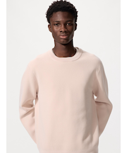 ウォッシャブルミラノリブクルーネックセーター