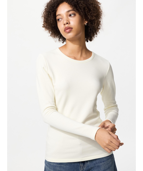 超極暖ヒートテッククルーネックT｜ユニクロの通販｜&mall（アンド