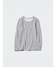 超極暖ヒートテッククルーネックT