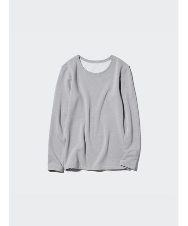 超極暖ヒートテッククルーネックT