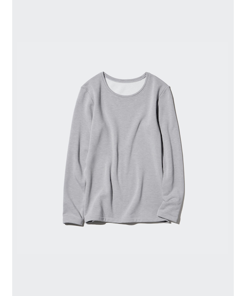 超極暖ヒートテッククルーネックT