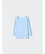 ヒートテックUネックT/9分袖