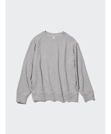 ソフトニットフリースクルーネックT