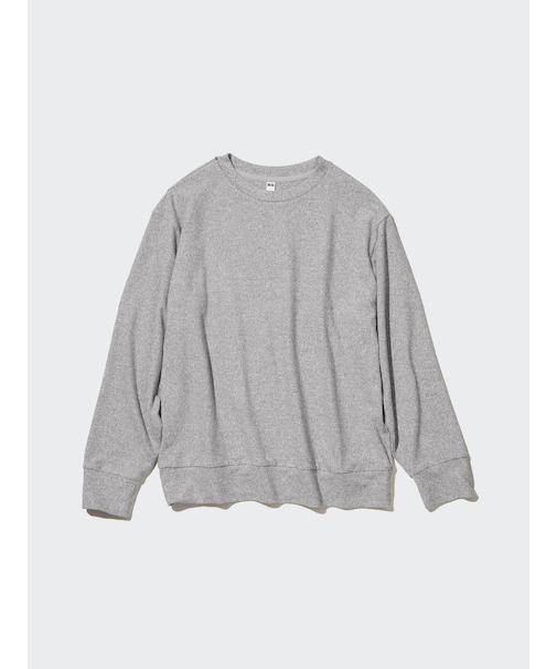 ソフトニットフリースクルーネックT