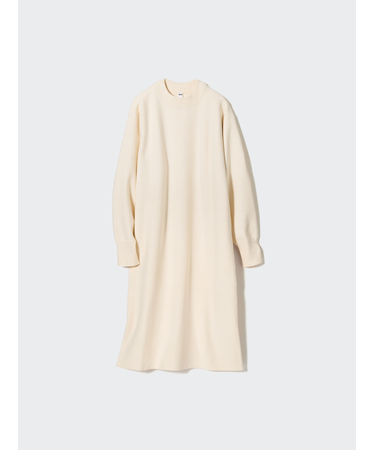 スフレヤーンワンピース（スムース・長袖）