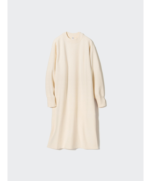 スフレヤーンワンピース（スムース・長袖）