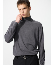 メリノタートルネックセーター