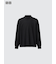 ブラッシュドジャージーモックネックTシャツ