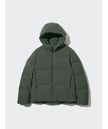 シームレスダウンパーカ