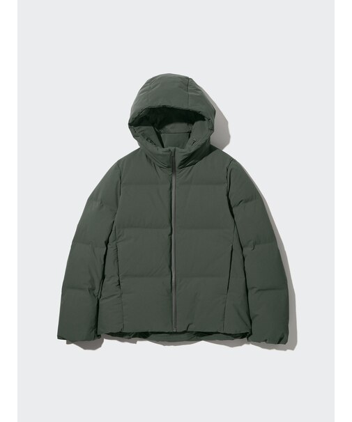 シームレスダウンパーカ