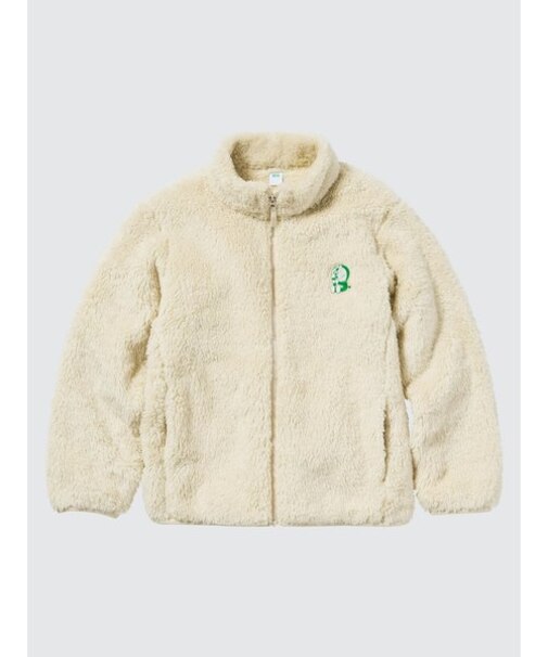 ドラえもん サステナモード KIDS ファーリーフリースフルジップジャケット(長袖)