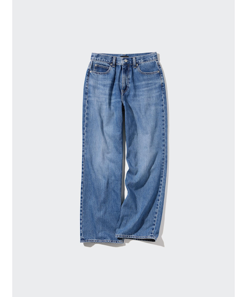 ワイドストレートジーンズ