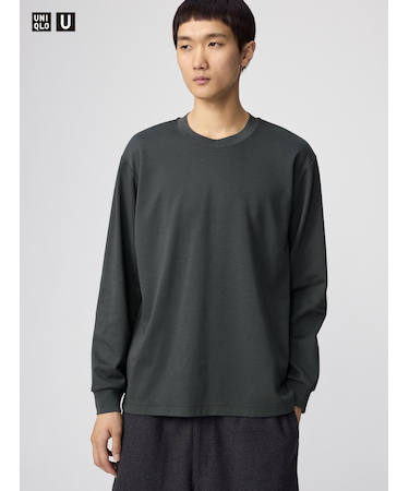 エアリズムコットンクルーネックTシャツ