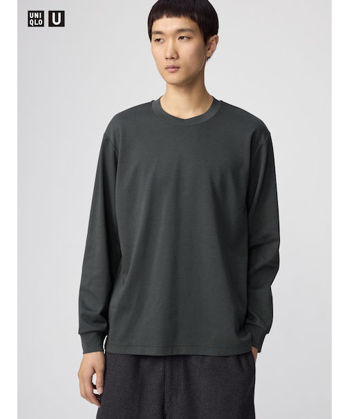 エアリズムコットンクルーネックTシャツ