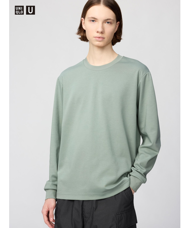 エアリズムコットンクルーネックTシャツ