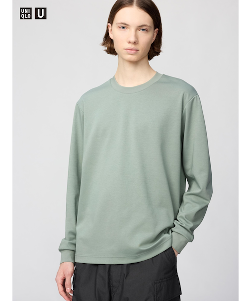 エアリズムコットンクルーネックTシャツ