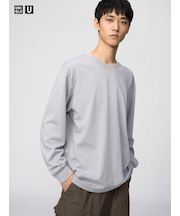 エアリズムコットンクルーネックTシャツ