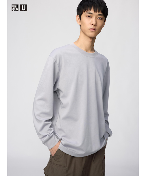 エアリズムコットンクルーネックTシャツ