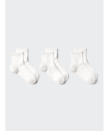 ソックス/3足組/リブパイル