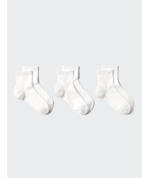 ソックス/3足組/リブパイル